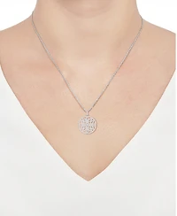 Macy's Diamond Pendant Necklace (1 ct. t.w.) in Sterling Silver