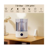 Topteng 2.1 Gal Humidifier with Remote, Uv-c Sterilization, 44H Runtime & 20dB Sleep Mode