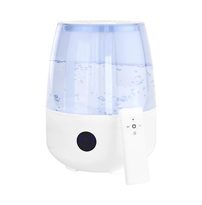 Topteng 1.8 Gal Humidifier – 30H Runtime, Dual Mist, Remote Control & Oil Diffuser for Bedroom