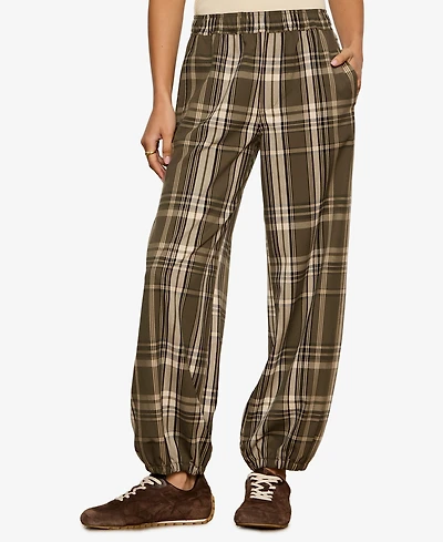Sanctuary Women's Micro Balloon Wide-Leg Pants