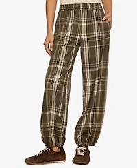 Sanctuary Womens Micro Balloon Wide Leg Pants