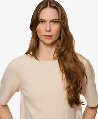 Sanctuary Women's Short-Sleeve Crewneck Sweater