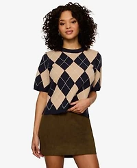Sanctuary Womens Crewneck Sweater