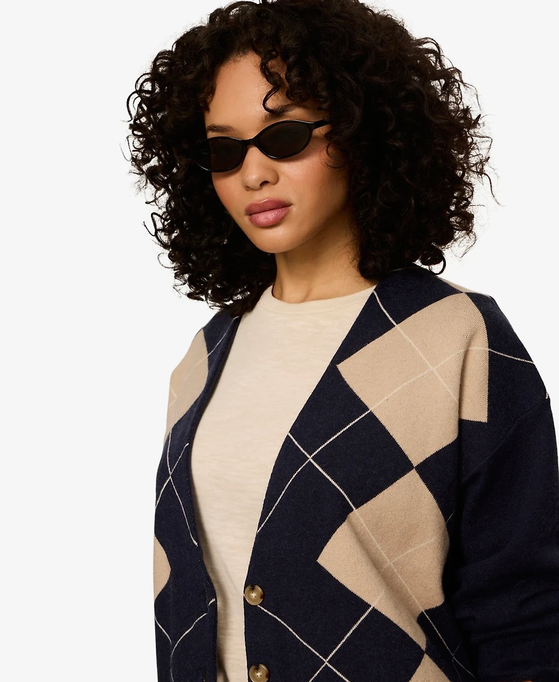 Sanctuary Women's Arden Long-Sleeve V-Neck Sweater