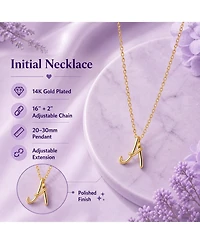 GiGiGirl Stylish 14K Gold Plated Initial Necklace.