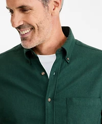 Club Room Men's Long-Sleeve Flannel Plaid Shirt, Macy's Exclusive