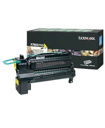 Lexmark X792X1YG Toner Cartridge for X792 Series Multi Function Printers, 20000 Pages Yield