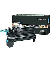 Lexmark X792X1CG Cyan Toner Cartridge for X792 Series Printers, 20000 Page Yield