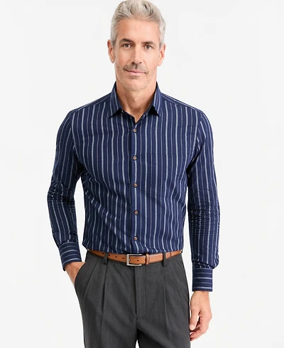 Club Room Men's Cash Long-Sleeve Classic-Fit Shirt, Macy's Exclusive