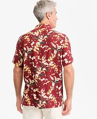 Club Room Men's Floral-Print Short-Sleeve Shirt, Macy's Exclusive