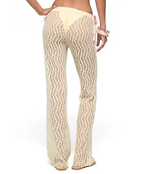 Edikted Women's Liliette Sheer Textured Pants
