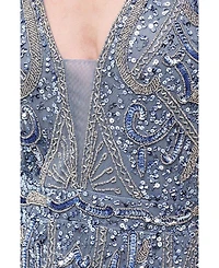 Beauut Women's Embellished Sequin Maxi Gown
