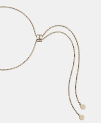 Dkny Pave Open Tear-Shape 40" Pendant Necklace