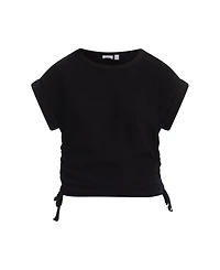 Wilt Women's Round Neck Side Drawstrings Tee