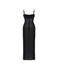 Pcfg Women's Daydreamers Strappy Dress With Tulle Detail