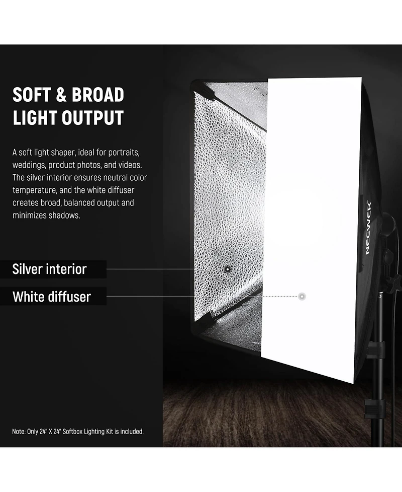 Neewer NK300 Softbox with 350W, 5700K