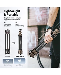 Neewer LT39 Camera Tripod with 22 lb for select iPhone models