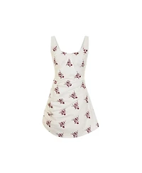 Pcfg Women's The Broderie Anglaise Edit Asymmetric Embroidered Mini Dress