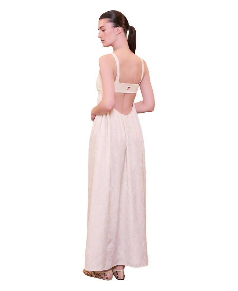 Pcfg Women's Daydreamers Strappy Maxi Dress With Knit Top