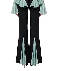 Pcfg Women's The Party Edit Contrast Chiffon Detail Pants