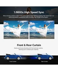Neewer Z3R-c Camera Flash with 100Ws, 3000mAh, Ttl for Canon Cameras