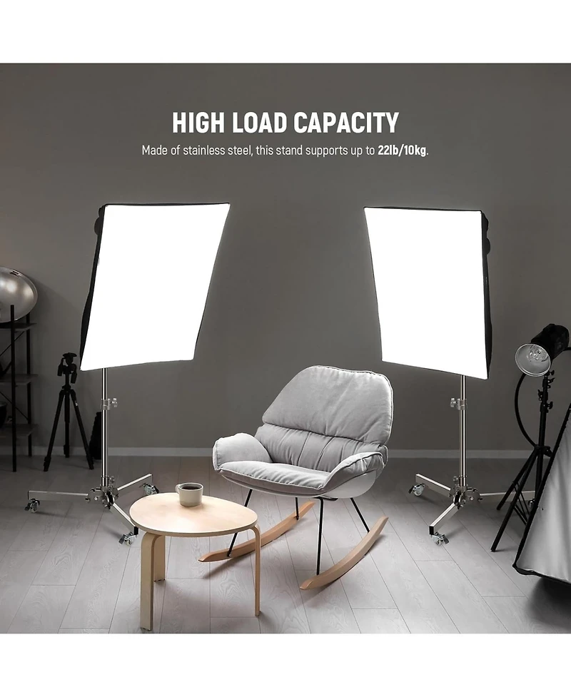 Neewer Photography Light Stand with 3.2ft, 98cm, 22lb