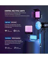Neewer RGB1200 Led Video Light with 60W, 22000Lux, 2500K-8500K
