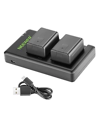 Neewer Vw-VBT190 Camera Battery and Charging Accessory with 1950 mAh for Panasonic Hc-V110 V130 V160 V180 Hc-V201 V210 V250