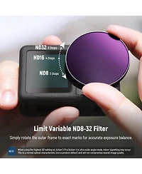 Neewer ND8-32 Camera Lens Accessory with ND8-32 for select Dji Osmo Action models