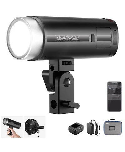 Neewer Q200 Camera Battery and Charging Accessory with 200Ws, 3200mAh, 10W for Godox