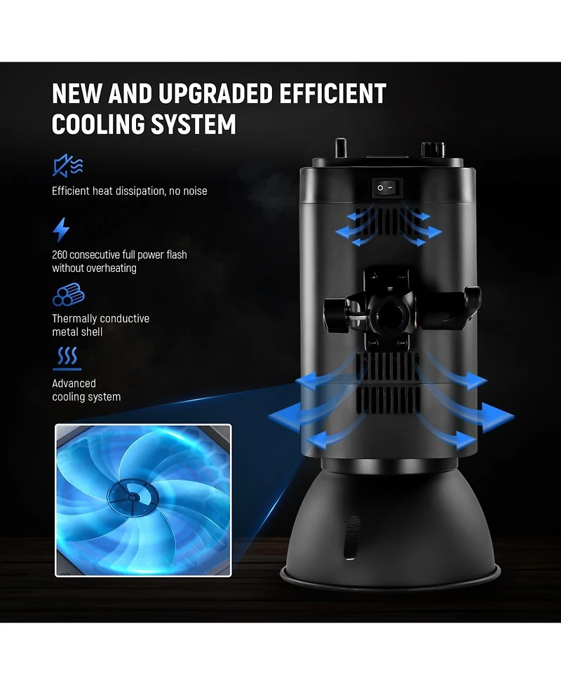 Neewer S101-400W Softbox with 800Ws, 400W, 150W for Qpro
