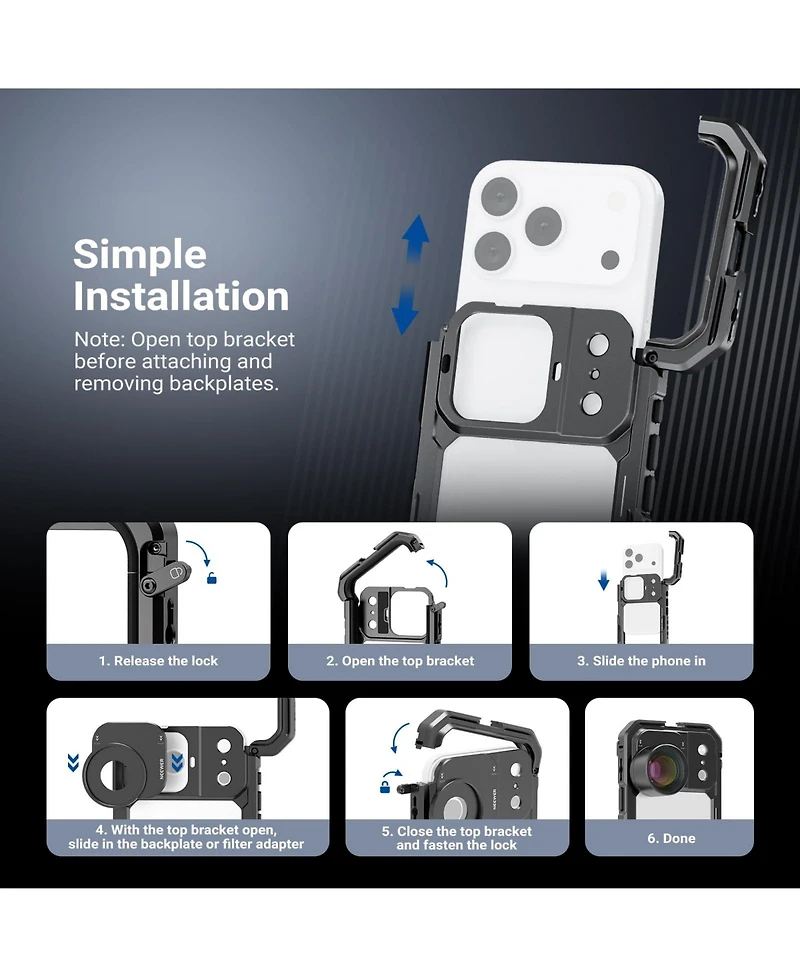 Neewer PA143 Camera Mounting Accessory for select iPhone models