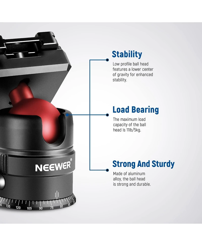 Neewer GM28 Camera Tripod with 5kg, 11lb