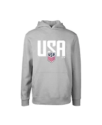LevelWear Big Boys and Girls Gray Usmnt Podium Mascot Pullover Hoodie
