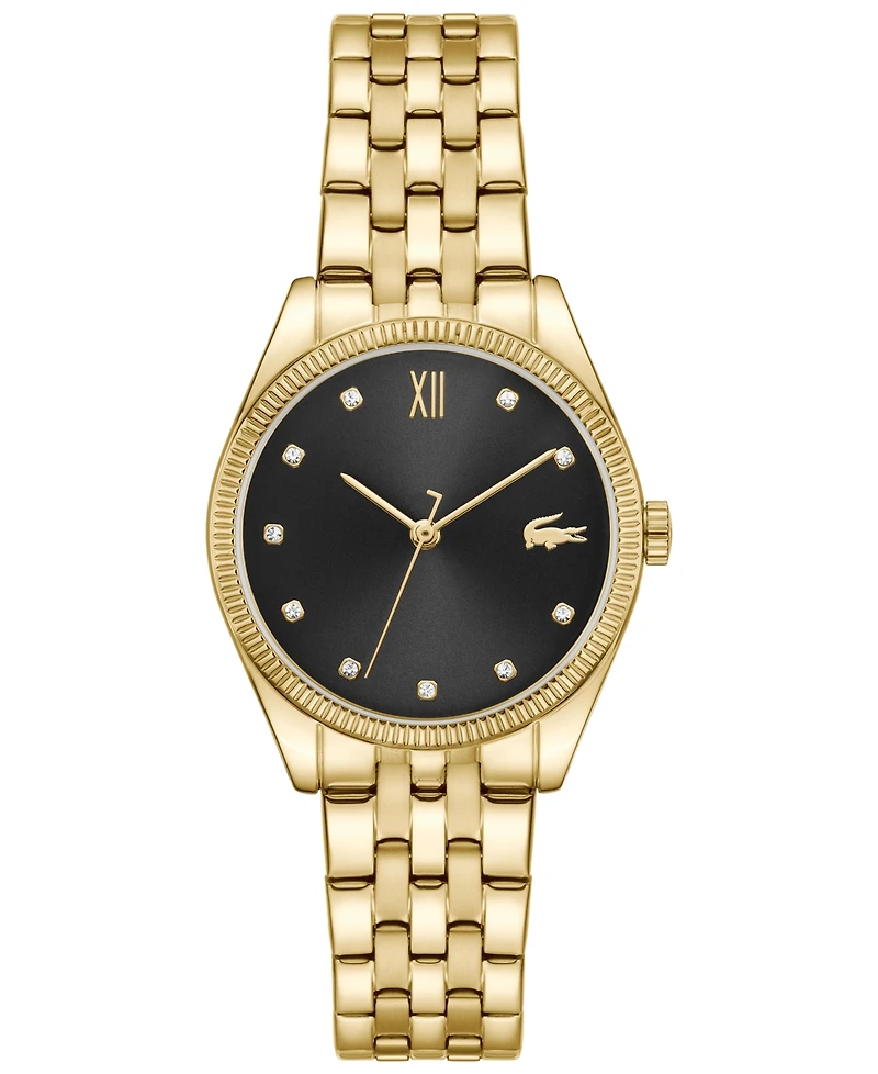 Lacoste Women's Quartz Parisienne Gold-Tone Stainless Steel Bracelet Watch 30mm