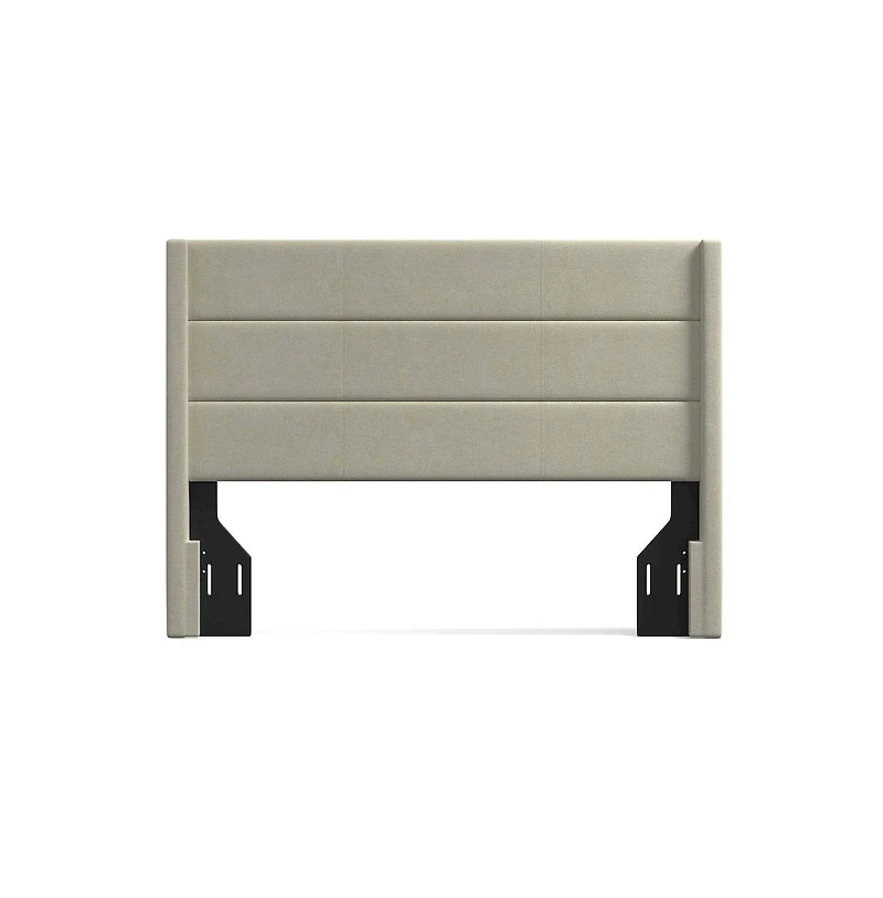 Glenwillow Home Upholstered Headboard Queen Stone