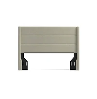 Glenwillow Home Upholstered Headboard Queen Stone