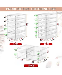 Xdovet Makeup Organizer 30 Drawers Desktop Stationary Storage