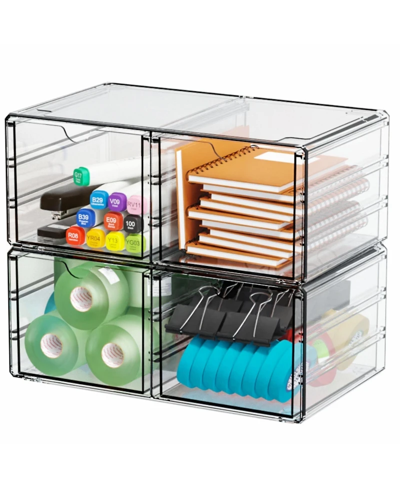 Xdovet Stordrawers Desk Organizers Makeup Office Supplies