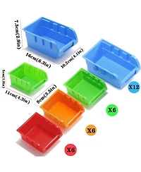 Xdovet Wall mounted parts rack tool storage rack suitable for screws, etc