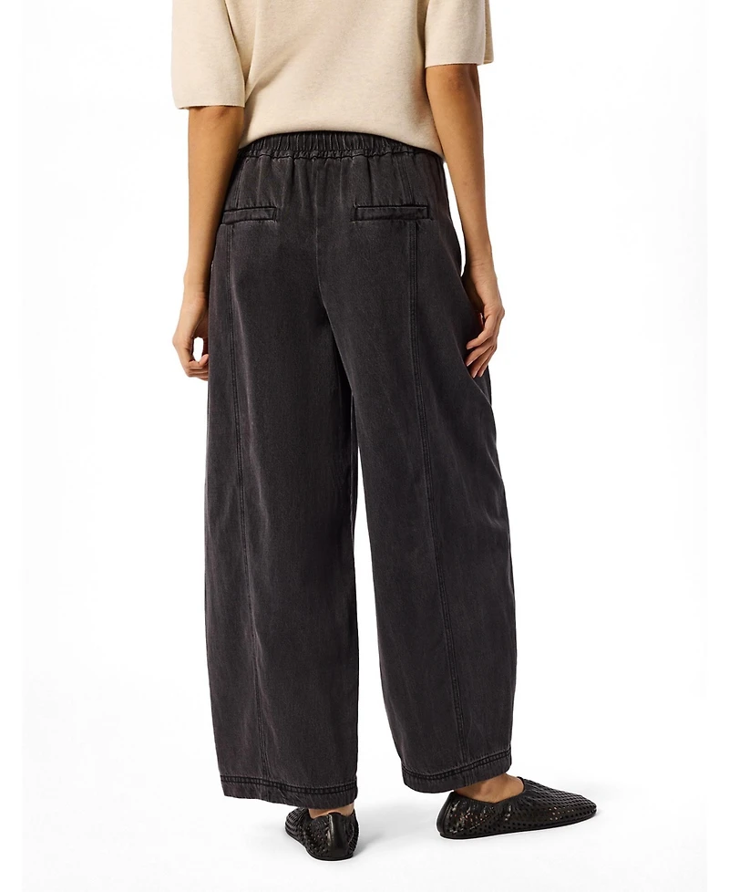 Whistles Women's Casual Denim Barrel Trouser