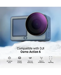 Neewer Fl-B3 Camera Lens Accessory with select Dji Osmo Action models