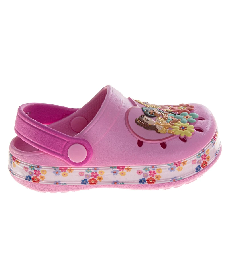 Disney Toddler Princess Girls Shoes 5-12 Eva Clogs, Water Kids Pool Shoes, Slip On