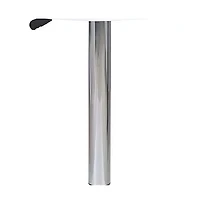 HomeRoots 24" Rounded Wood and Iron Bar Table