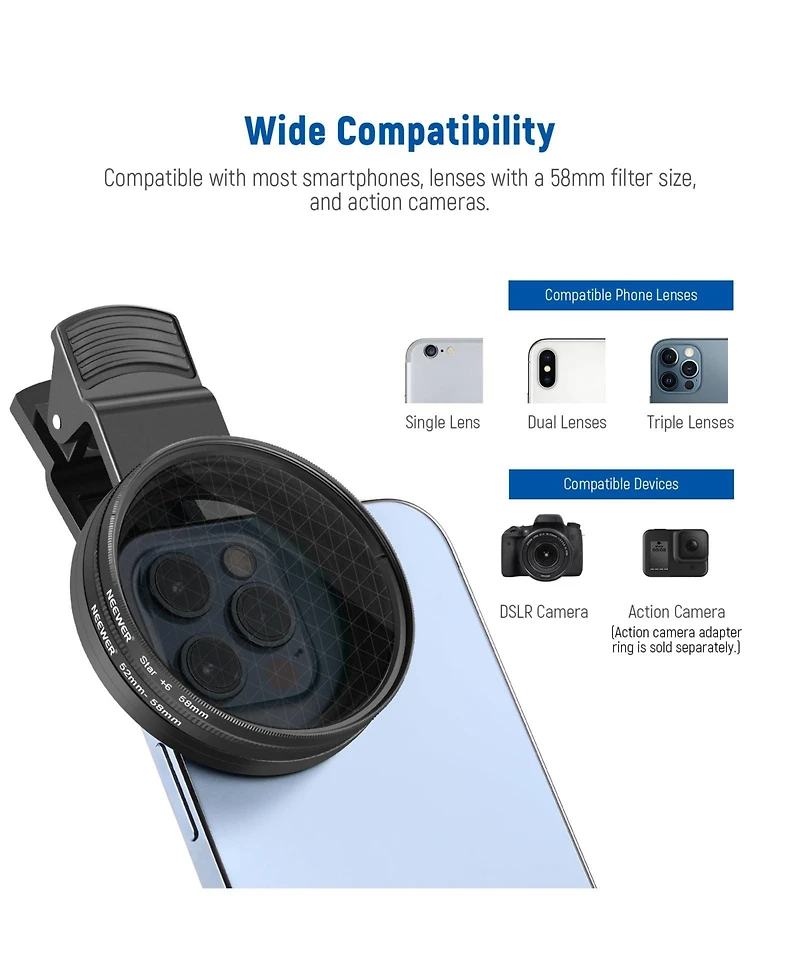 Neewer ND32 Camera Lens Accessory with Cpl, ND32 for select Canon, Nikon and Sony cameras