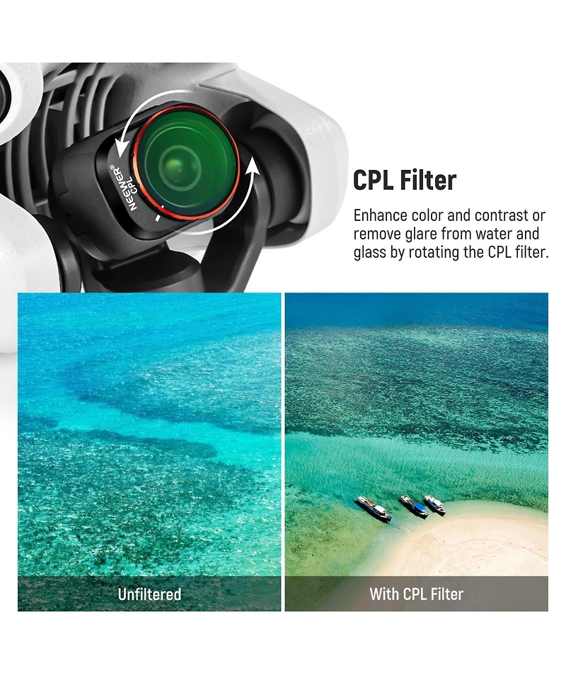 Neewer ND16 Camera Lens Accessory with Cpl