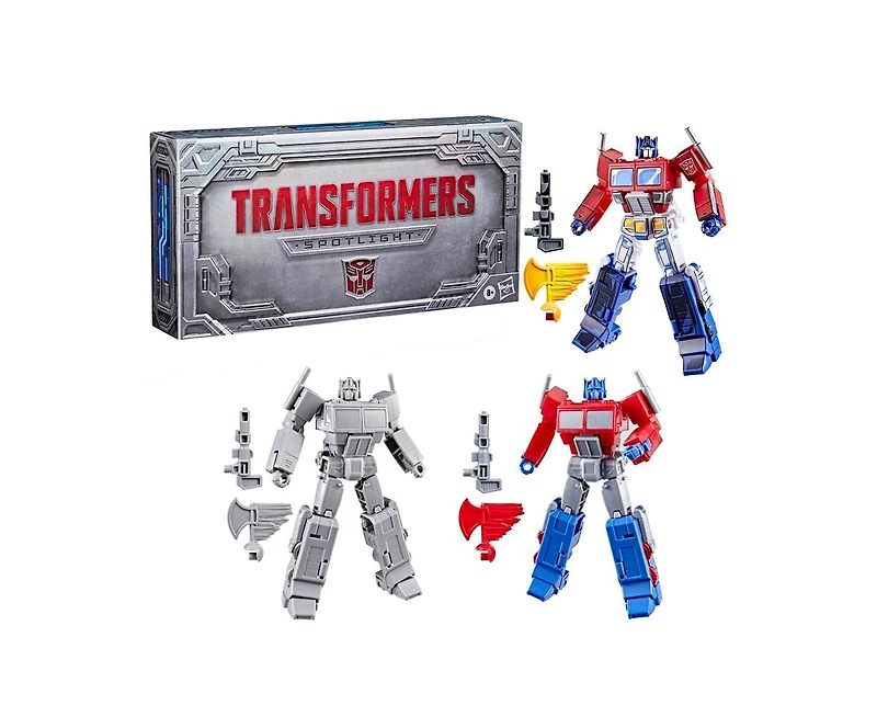Transformers Spotlight Optimus Prime 3-Pack Studio Series Box Set | Hasbro Pulse