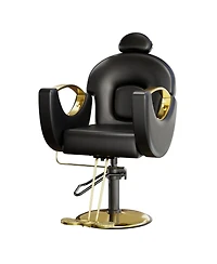 homfan Hydraulic Barber Salon Chair with Adjustable Height