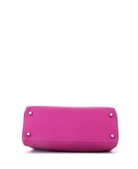 Pre-Owned HERMES Kelly 28 Handbag Pink Togo with Palladium Hardware
