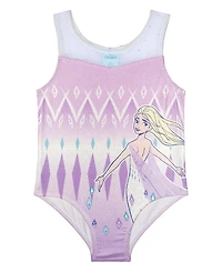 Frozen Queen Elsa Toddler 2T- 4T Girls' Gymnastics Leotard and Shorts Set